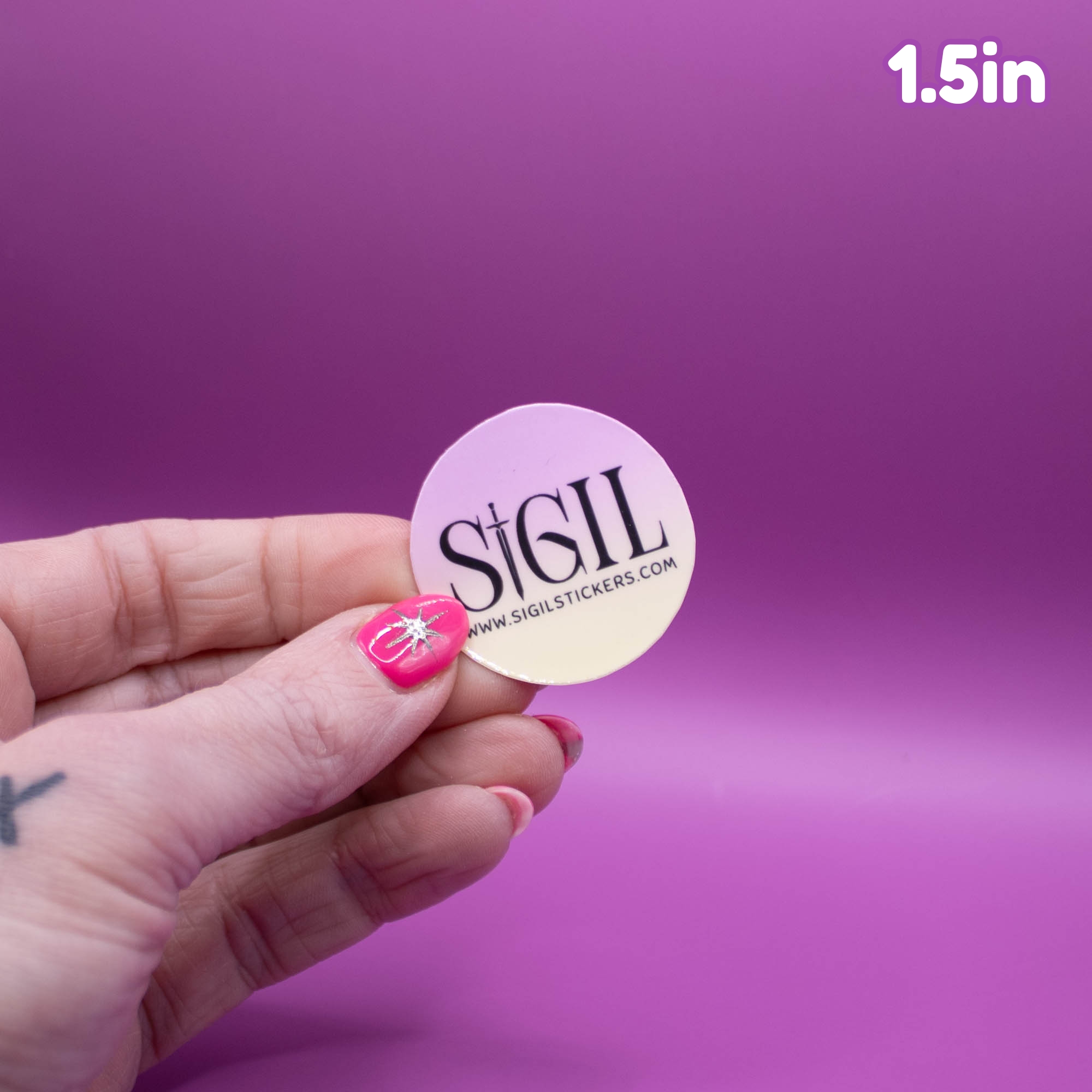 Sample Sizes - 1.5 inch with text