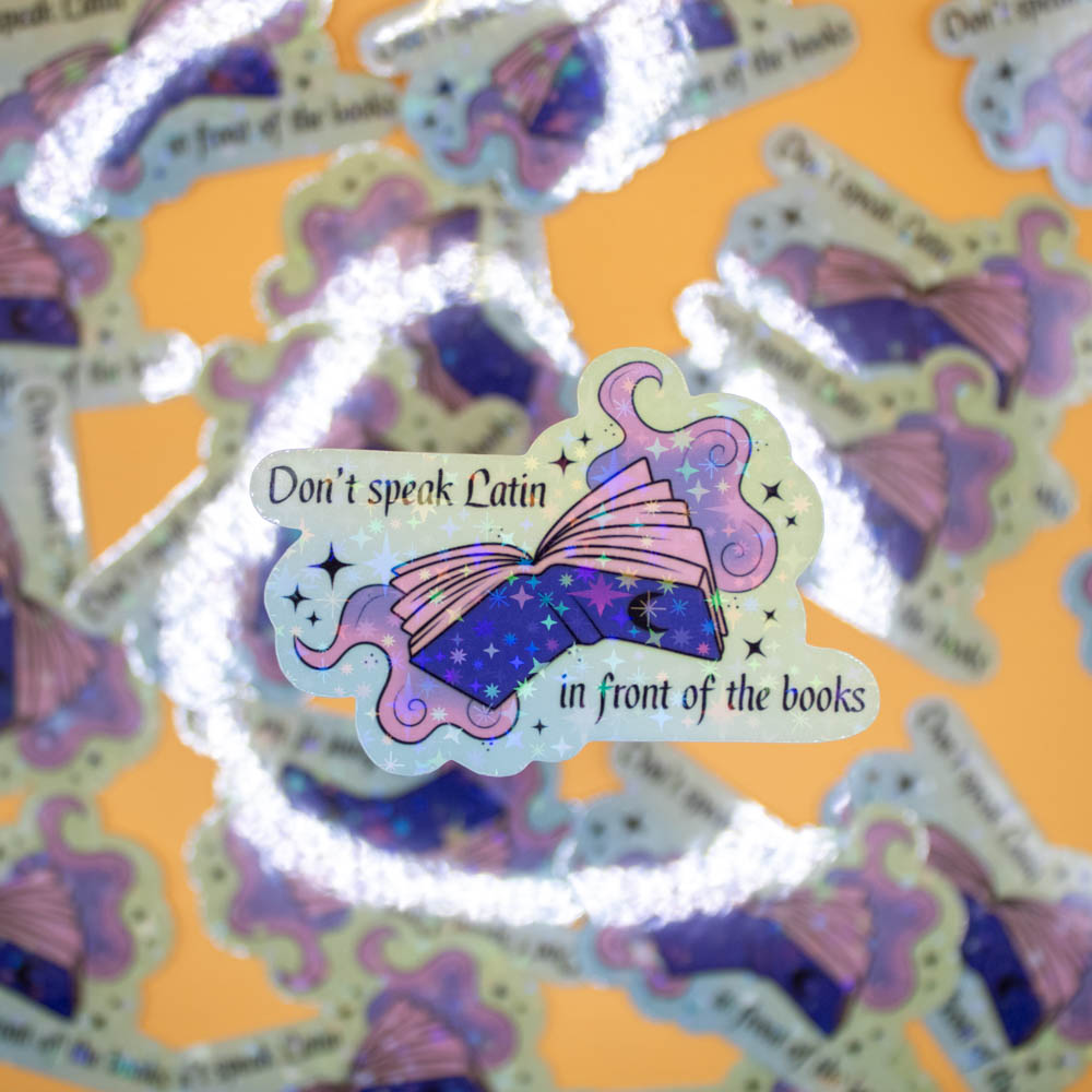 Don't Speak Latin In Front of The Books (2)