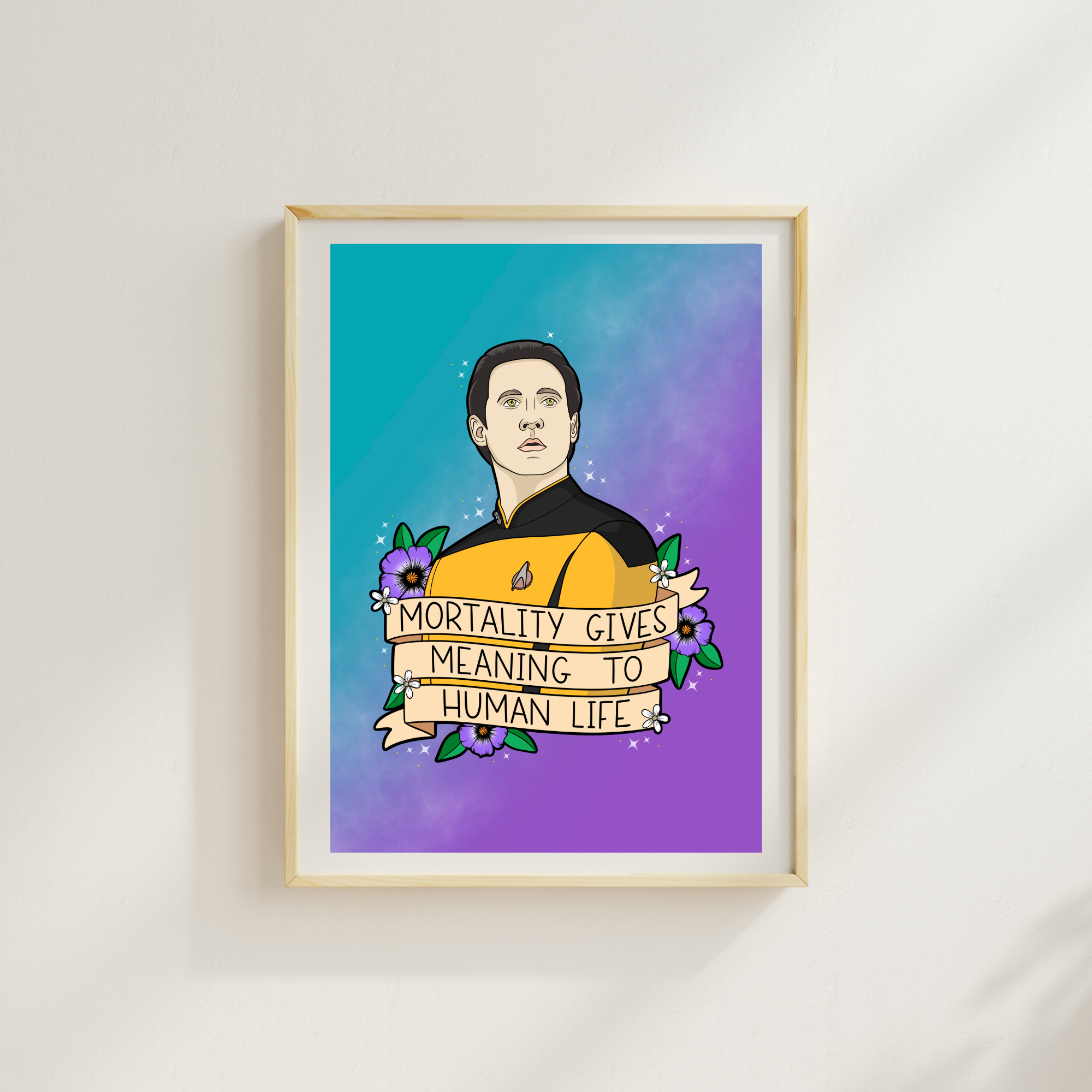 Data Bridge Crew Art Print