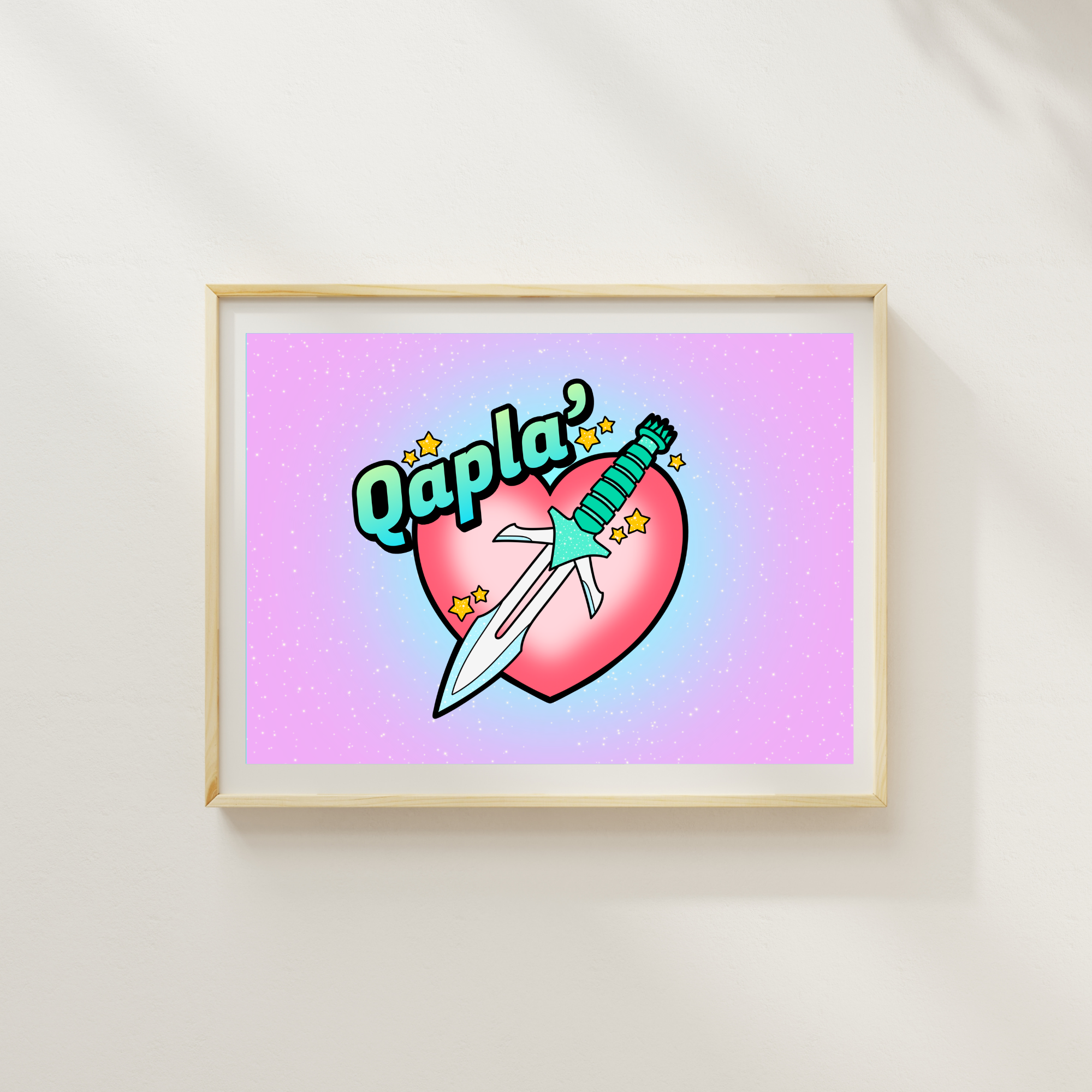 Qapla’ Klingon Art Print